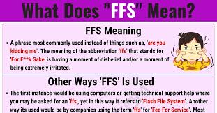 We did not find results for: Ffs Meaning What Does Ffs Mean And Stand For 7esl