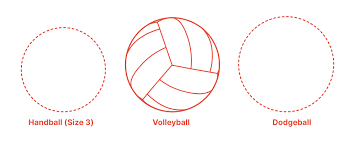 These volleyball ball in varied sizes suited for stadiums and beaches are in stock on the site. Volleyball Dimensions Drawings Dimensions Com