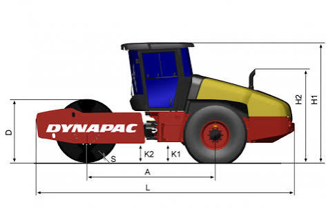 Dynapac CA3600D Smooth Drum Roller