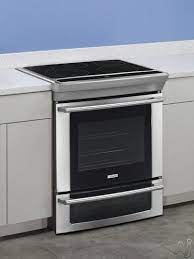 Cleaning a self cleaning oven without using the self cleaning feature. Electrolux Ew30es65gs 30 Inch Slide In Electric Range With 5 Radiant Elements 4 2 Cu Ft Self Cleaning Convection Oven Wave Touch Electronic Controls Meat P Electric Range Electrolux New Stove