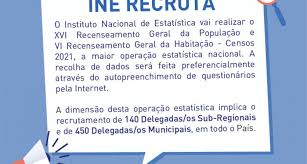 A participação decorre até dia 3 de maio. Censos 2021 Recrutamento Delegados Municipais E Delegados Sub Regionais Portal Institucional