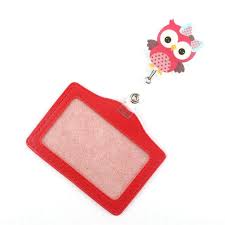 Porte Badge Hibou Retractable Octogo Store Retractable Badge Owl Cartoon Nurse Badge