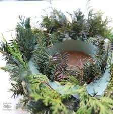 Gather Around This Diy Christmas Candle Wreath Garden Therapy