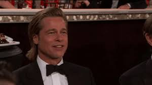 An image tagged brad pitt whats in the box. Brad Pitt Tom Hanks And Gwyneth Paltrow React To Ricky Gervais S Golden Globes Monologue Abc News