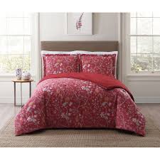 Made with different fabrics, they are ideal as they serve a large consumer base. Style 212 Bedford Red King Comforter Set Walmart Com Walmart Com