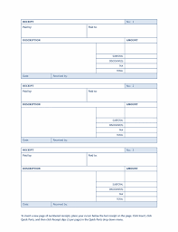 Receipt With Auto Numbering 3 Per Page Receipt Template Office Templates Invoice Template