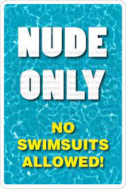 Amazon.com: Nude Only No Swimsuits Allowed 8