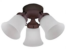The controls for the fan and light are on the wall. Hunter Ceiling Fan Add On Light Kit 3 Light Flush Mount Home Commercial Heaters Ventilation Ceiling Fans Uk