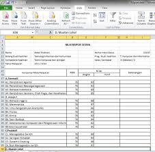 Check spelling or type a new query. Cara Membuat Aplikasi Raport Dengan Microsoft Excel