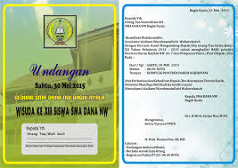 Jangan menyebar luarsakan berita pengunduran diri. Contoh Surat Undangan Perpisahan Sekolah Tk Contoh Surat