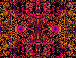 We hope you enjoy our growing collection of hd images to use as a background or home screen for your. Space Psychedelic Trippy Abstract Texture Bright Pink Electric Blue Orange Gradient Color Outline Black Background Decorative Surreal Original Pattern Vector Shamanic Fantasy Fractal Illustration Royalty Free Cliparts Vectors And Stock