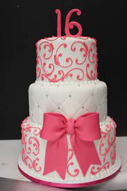 We have some great 16th birthday cake ideas for you. Pink Sweet 16 Birthday Cake Sweet Sixteen Cakes Sweet 16 Birthday Cake Tiered Cakes Birthday
