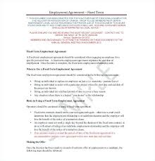 Free Temporary Employment Contract Template Image collections ...