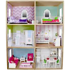 Did you scroll all this way to get facts about modern barbie house? My Girl S Dollhouse For 18 Dolls Modern Style Walmart Com Walmart Com