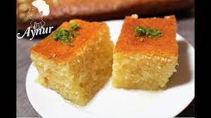 Revani turkischer grieskuchen aus dem buch vegan oriental. Turkische Klassiker Revani Rezept I Griesskuchen Mit Zuckersirup I Klasik Revani Tatlisi Youtube