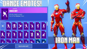 Here you can find all the sets from fortnite battle royale. Fortnite X Avengers Endgame Iron Man Skin Showcase Custom Skin Youtube