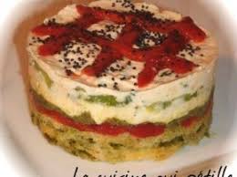 Terrine De Legumes Du Soleil Sous Un Sable Parmesan Recette Ptitchef Recette Recette Terrine De Legumes Recette Entree Froide Recette