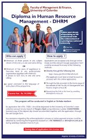 One of the biggest advantages of learning english is the many ways in which it can advance your career. Diploma In Human Resources Management University Of Colombo Sri Lanka