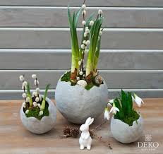Diy Stylische Ostereier Vasen Aus Knetbeton Selbermachen Deko Kitchen Knetbeton Beton Deko Ostern Osternest Basteln