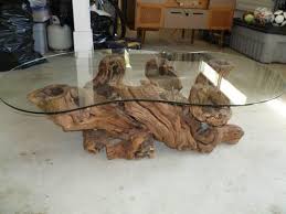 Shop our best selection of 48 in. Driftwood Coffee Table With Swoop Glass Top For Sale In Carlsbad California Classified Americanlisted Com