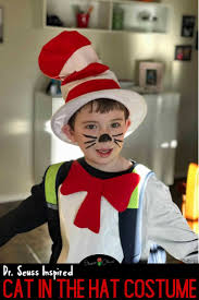 Diy Cat In The Hat Costume Cat Costume Kids Homemade Dress Kids Costumes