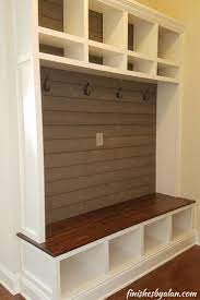 Mudroom Bench With Grey Shiplap Trendy Home Decor Trendy Home Home
