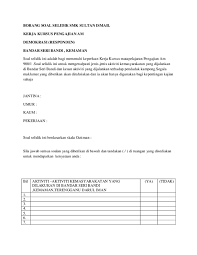 Stpm pengajian am contoh kerja kursus 2018. Doc Borang Soal Selidik Smk Sultan Ismail Kerja Kursus Pengajian Am Demokrasi Responden Wahid Amirul Academia Edu