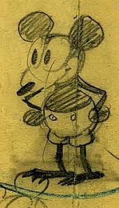 First Sketches Detail Of Walt Disney That Will Give Life To Mickey Mouse 1928 Disney Sketches Disney Icons Disney Concept Art