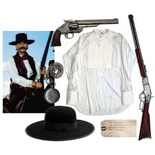 What do the x's mean on cowboy hats. Kurt Russell Prop Pistol Rifle Pocket Watch Shirt Hat From His Famous Role As Wyatt Earp In T