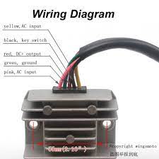 F electrical wiring diagram (system circuits). 5 Wires 12v Voltage Regulator Rectifier Motorcycle Dirt Bike Atv Gy6 50 150cc Scooter Moped Jcl Voltage Regulator Motorcycle Wiring Electrical Circuit Diagram