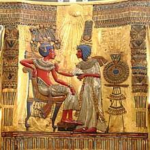 Interestingly, in the nubian town of sesebi, where akhenaten established a temple, the god aten in falcon form is depicted in the company of all traditional egyptian gods. Aten Wikipedia