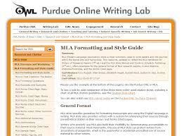 Lease use apa style click to know about citing the purdue. Purdue Owl Mla Formatting And Style Guide Writing Lab College Writing Academic Writing
