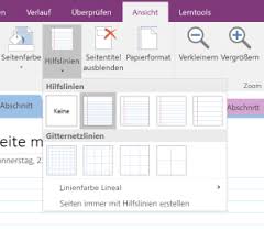 Seltener in verbindung mit blatt. Seiteneigenschaften In Onenote Anpassen Onenote Fur Einsteiger