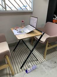 Folding table with chair storage review. 8 Foldable Study Tables In Singapore Under 50 To Save Space In Smaller Hdbs
