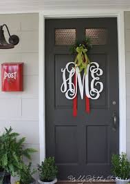 Southernpropermonograms Com Via Hampton Toes Blog Door Monogram Home Diy Door Decorations