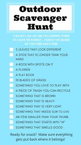 Outdoor Scavenger Hunt In 2020 Outdoor Scavenger Hunts Babysitting Activities Scavenger Hunt For Kids