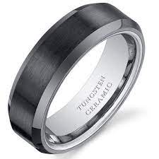Wedding Bands Wayfair Buy Gunmetal Tungsten Titanium Silver Wedding Ring Bands Ceramic Wedding Bands Tungsten Wedding Rings
