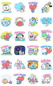 37 bt21 stickers ideas stickers printable stickers cute stickers