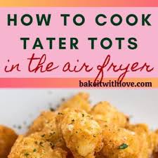 Crowns are the meaty bit with with the leaves removed. Air Fryer Tater Tots Quick Easy Super Crispy Bake It With Love