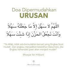 Doa agar dipermudah segala urusan. Pena Hatiku Bicara Aminudinmurad Doa Dipermudahkan Urusan