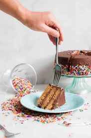 For the following substitutes, i was able to successfully substitute 100 percent of the butter in a recipe. Healthy Vanilla Birthday Cake With Chocolate Frosting Erin Lives Whole