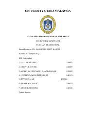 Pakaian tradisional lelaki melayu adalah sama bagi setiap negeri iaitu baju melayu teluk belanga kecuali negeri johor yang mempunyai baju melayu tanpa kehadiran mereka ini membawa bersama bukan sahaja barangan dagangan untuk tukaran, tetapi jua adat resam, budaya dan corak pakaian. Pakaian Tradisional 3 Kaum 3 1 Docx University Utara Malaysia A151 Sadn1033 Kenegaraan Malaysia Assignmen Kumpulan Pakaian Tradisional Nama Lecturer Course Hero