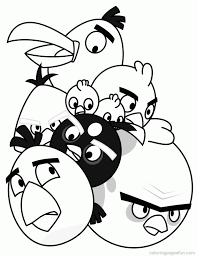 Angry birds coloring pages free to print. Angry Birds Free Coloring Pages Coloring Home