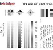 Grayscale Color Test Page | Color Test Page