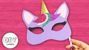Mantel inspiratie, mantel inspiratie langwerpig zonder bliksem. Unicorn Mask Paper Craft Fast N Easy Diy Labs Youtube