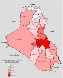 Baghdad and basra are the oldest standing administrative regions of iraq while in 2014 the. Map Showing 18 Governorates Of Iraq And Bordering Download Scientific Diagram