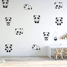 Our Baby Panda Wall Stickers Are The Ideal Product To Complete Your Panda Themed Nursery With Easy And Quick Ap Panda Nursery Nursery Wall Stickers Baby Panda