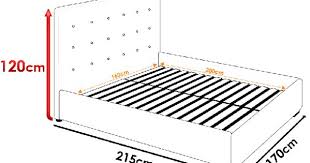 structure de lit avec sommier et espace de rangement 160cm trevene beige in 2021
