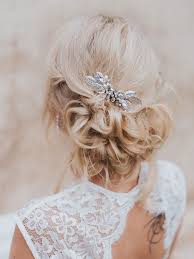 Bailey Small Beaded Bridal Leaf Hair Comb Bridal Hair Accessories By Hair Comes The Bride Bride Hairstyles Wedding Hairstyles Classic Wedding Hair