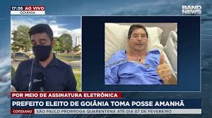 O prefeito enfrentou a doença desde o começo das eleições municipais. Bandnews Tv Prefeito Eleito De Goiania Toma Posse Amanha Facebook